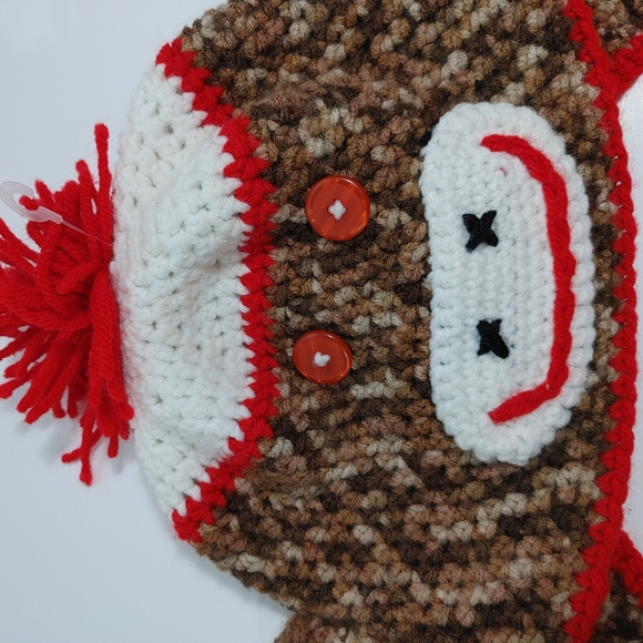Sock Monkey Hat - Picture 2 of 4
